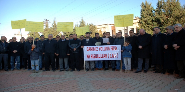 Midyat'ta Karikatür Hakareti Kınandı