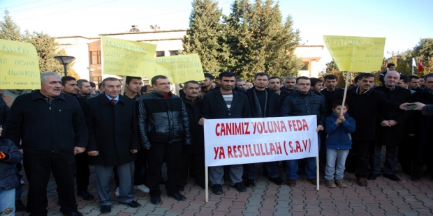 Midyat'ta Karikatür Hakareti Kınandı