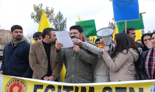 Midyat Eğitim Sen İş Bırakma Eylemi