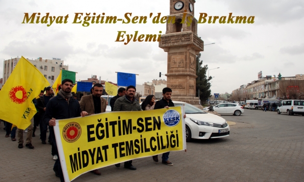 Midyat Eğitim Sen İş Bırakma Eylemi