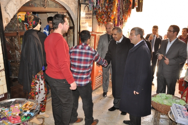 Mardin Valisi Ömer Faruk Koçak Esnaf Ziyareti