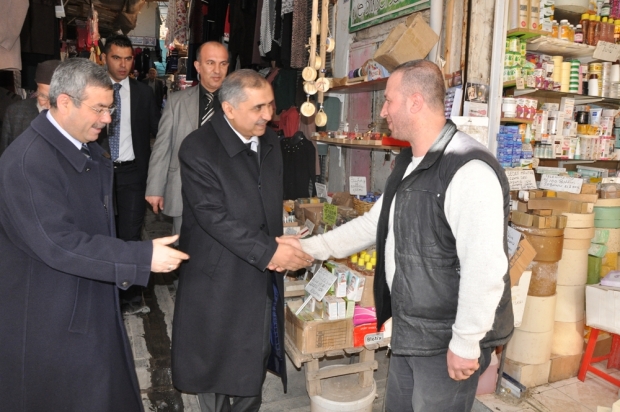 Mardin Valisi Ömer Faruk Koçak Esnaf Ziyareti