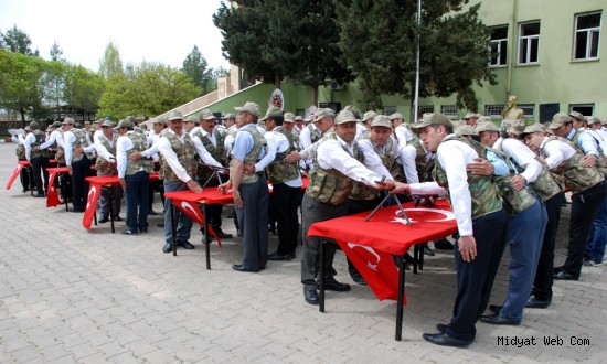 Midyat Jandarma Geçici Köy Korucuları Yemin Töreni