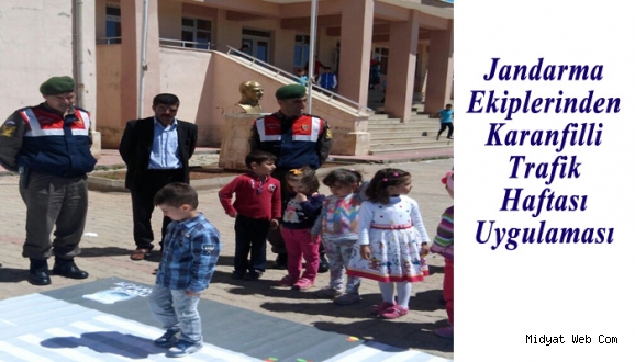 Midyat Jandarma Trafik Haftası Karanfil