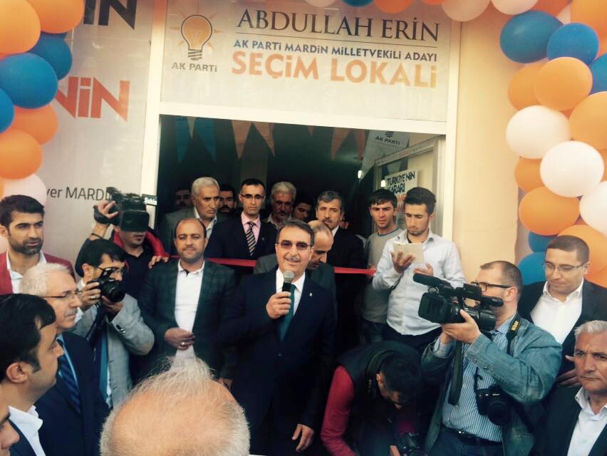 Abdullah Erin Seçim Lokali Ofisi Midyat Ak Parti Açılışı