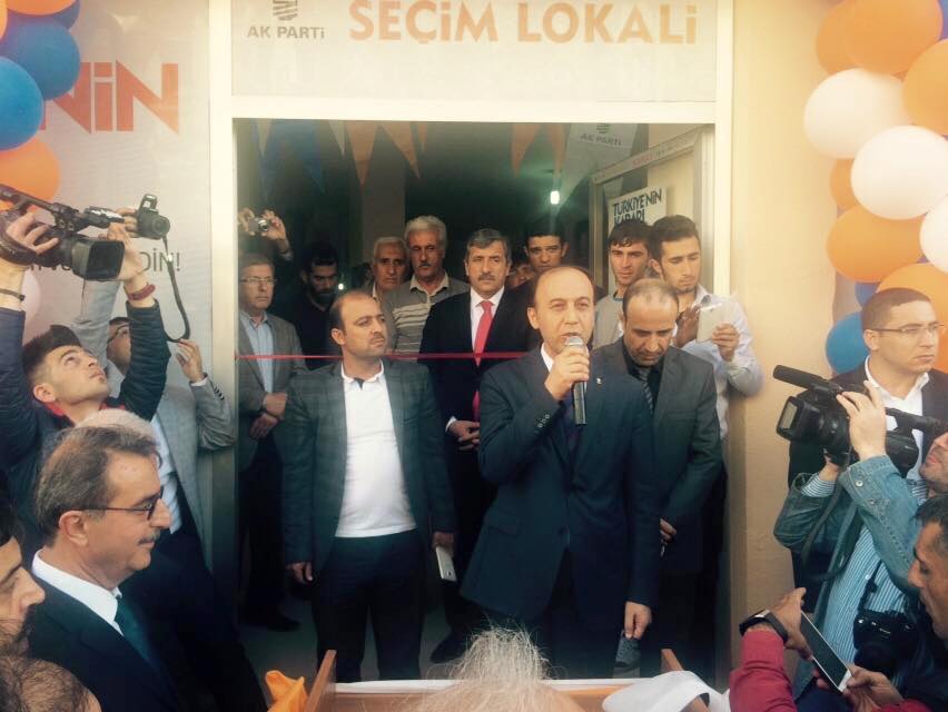 Abdullah Erin Seçim Lokali Ofisi Midyat Ak Parti Açılışı