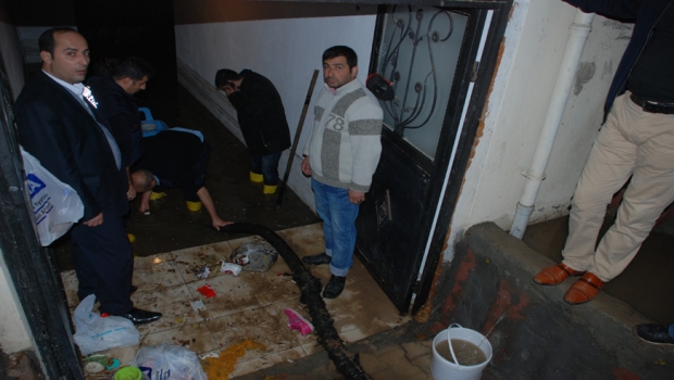 Midyat'ta Sağanak Yağış