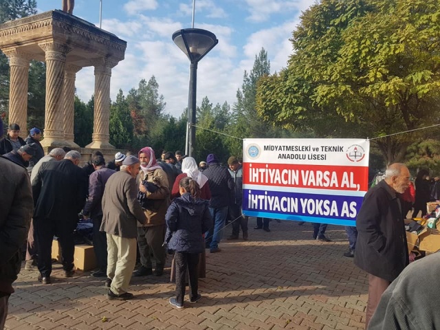 Midyat İhtiyacın Varsa Al , İhtiyacın Yoksa As Kampanyası