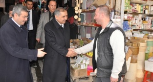 Mardin Valisi Ömer Faruk Koçak Esnaf Ziyareti