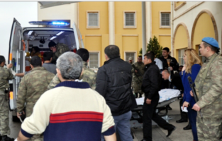 Midyat'a Yakın Bagok Dağı 'nda Zırhlı Araç Mayına Çarptı