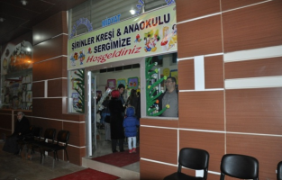 Midyat Şirinler Anaokulu Kreş Öğrencilerinden Sergi