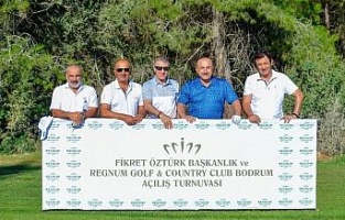 Bodrum'da iki golf turnuvası bir arada düzenlendi