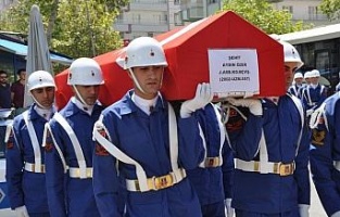 Şehitlerimizi uğurluyoruz