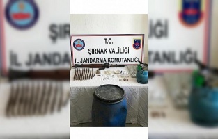 Şırnak'ta teröristlere ait silah ve mühimmat ele geçirildi