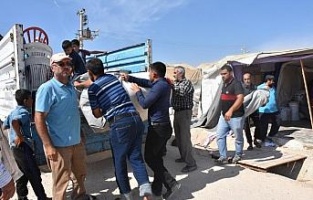Suriyeliler Adıyaman'daki çadır kentten ayrılıyor