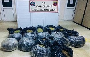 Diyarbakır'da 164 kilo 400 gram esrar ele geçirildi