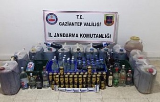 Gaziantep'te kaçak içki operasyonu