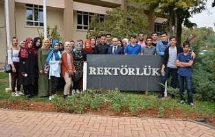 İslahiye'den GAÜN merkez yerleşkesine konuk oldular