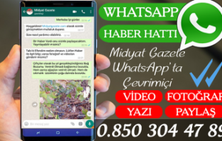 Midyat Gazete WhatsApp Haber Hattı Kuruldu