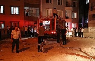 Siirt'te restoranda yangın