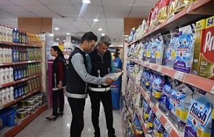 Şırnak esnafına etiket denetimi