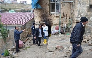 Adıyaman'da ahır yangını