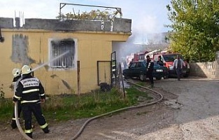 Adıyaman'da ev yangını