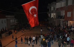 Cudi dağı eteklerinde asker adayları için eğlence