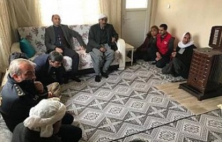 Ergani Kaymakamı Sayın'dan şehit ailesine ziyaret