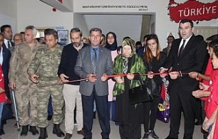 Şehidin ismi köy okulunun kütüphanesine verildi