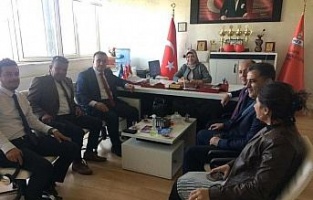 TES Gaziantep il Başkanı Avan'ın ziyareti