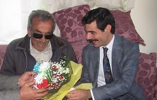 Kaymakam Bağlı'dan engellilere ziyaret