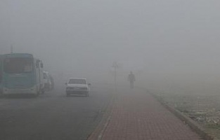 Şanlıurfa'da yoğun sis
