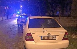 Adıyaman’da park halindeki otomobil kurşunlandı