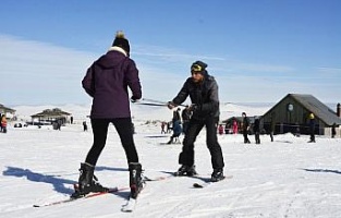 Çoban Hamza'nın kayak tutkusu