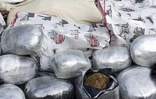 Batman'da bir tırda 1 ton esrar ele geçirildi