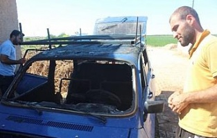 Park halindeki otomobilde çıkan yangında 4 yaşındaki çocuk yaralandı