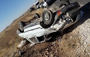 Şanlıurfa'da otomobil devrildi: 1 ölü, 3 yaralı
