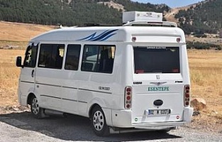 Yolcu minibüsüne ev tipi klima taktı