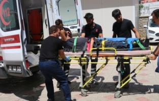 Kesmeye çalıştığı boğanın altına kalan kişi ağır yaralandı