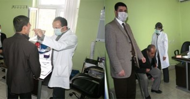 Midyat Devlet Hastahanesi Domuz Gribine karşı Hazır