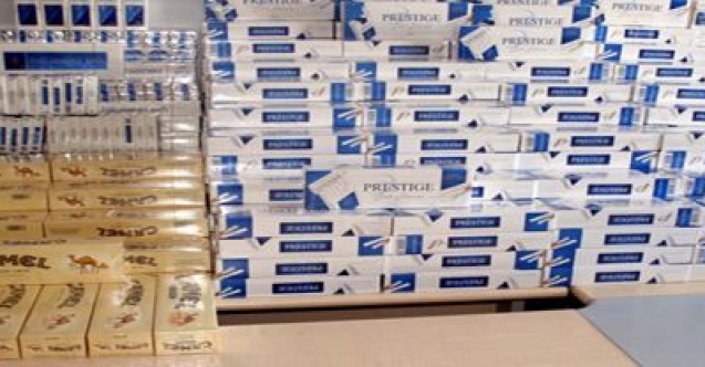 Midyat'ta Kaçak Sigara Operasyonu