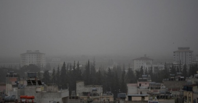 Suriye sınırında toz bulutu etkili oluyor