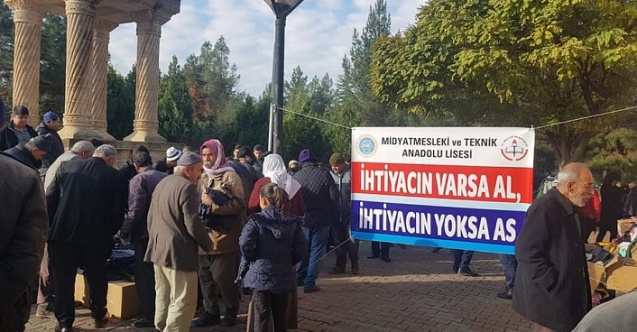 Midyat Mtal'dan İhtiyacın Varsa Al, İhtiyacın Yoksa As Kampanyası