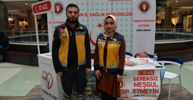 Batman'da ilk yardım eğitimi