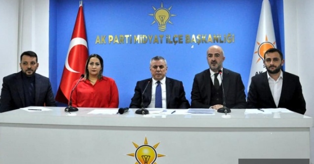 Ak Parti Midyat Belediye Başkan Adayı Veysi Şahin Basın Açıklaması Yaptı