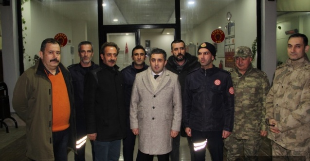 Midyat Kaymakamı Tekin'den güvenlik güçleri, sağlık çalışanları ve itfaiye ekiplerine ziyaret